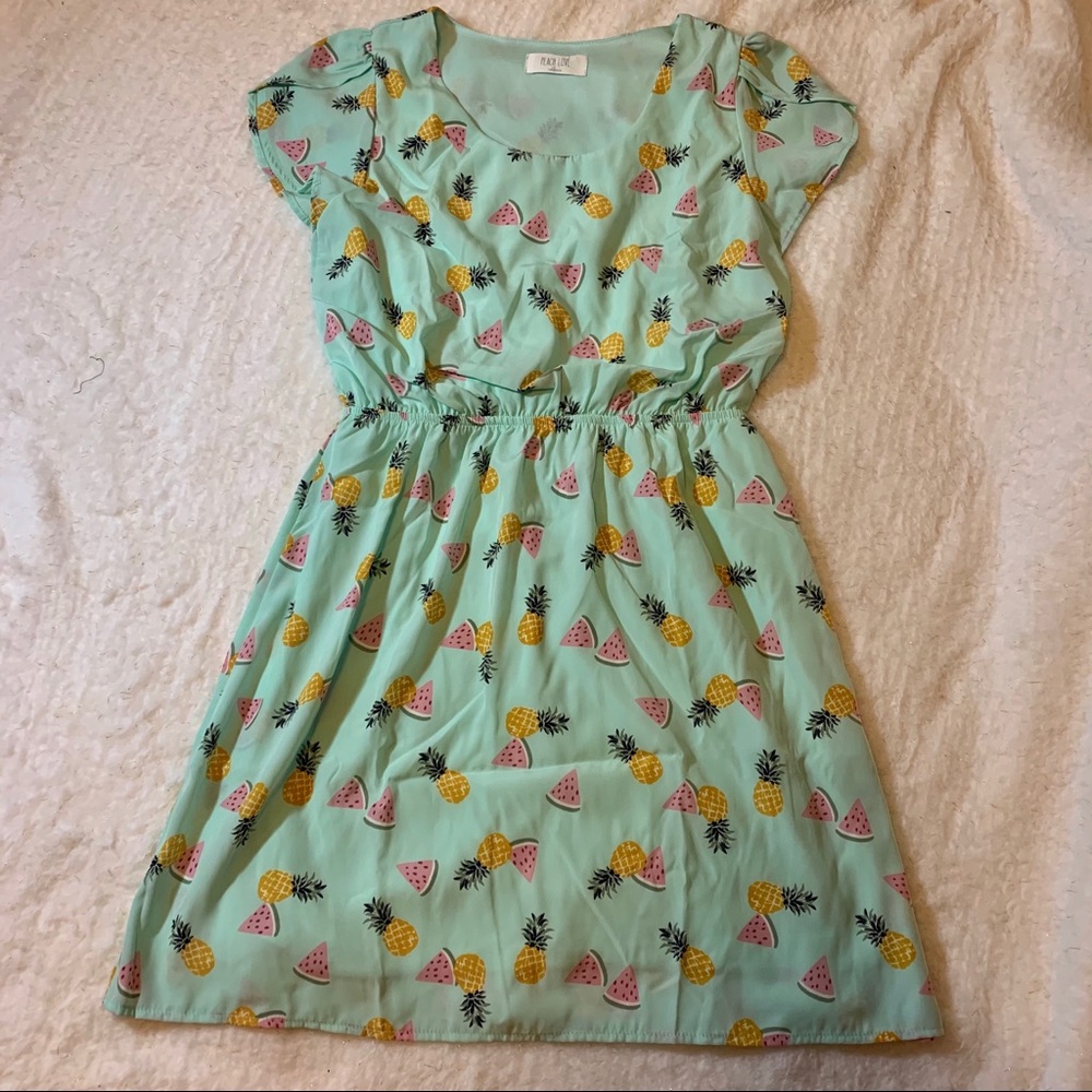 watermelon and pineapple dress from Peach Love CA